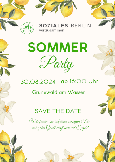 30.08.2024 Sommer Party SOZIALES-BERLIN