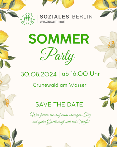 30.08.2024 Sommer Party SOZIALES-BERLIN